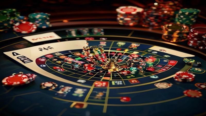 Minh họa bàn chơi Baccarat trực tuyến 88FV