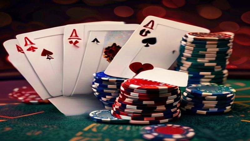 Minh họa các vòng cược Poker Texas Hold'em